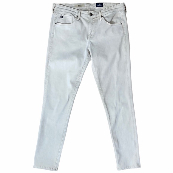 AG Size 29 The Legging Super Skinny Tan Beige Sand Denim Jeans - Picture 2 of 9